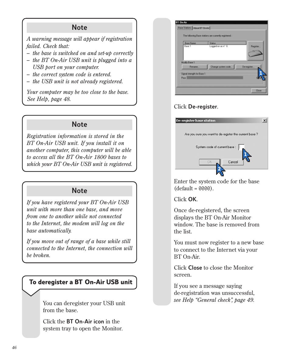 BT 1800 User Manual | Page 46 / 58