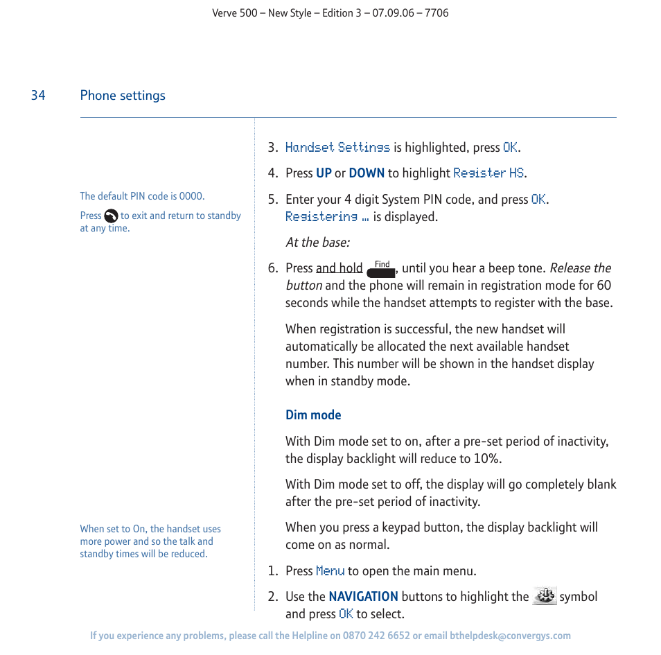 BT 500 User Manual | Page 34 / 86