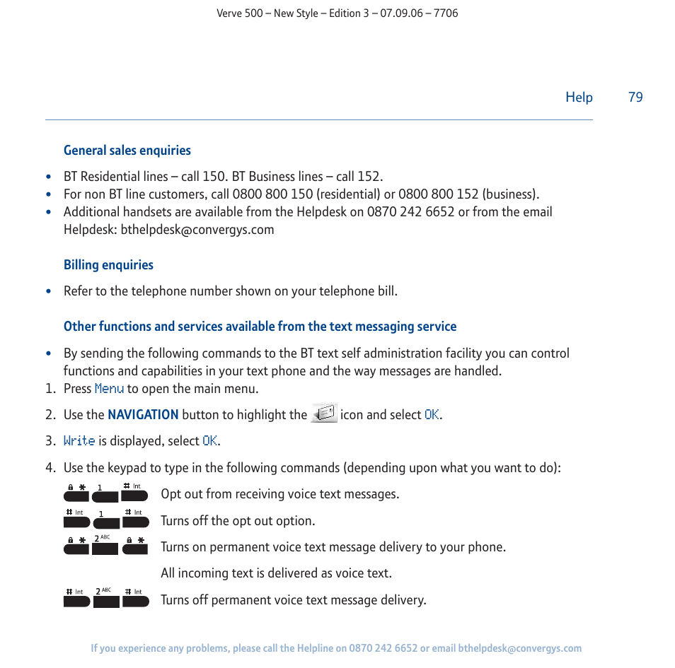 BT 500 User Manual | Page 79 / 86