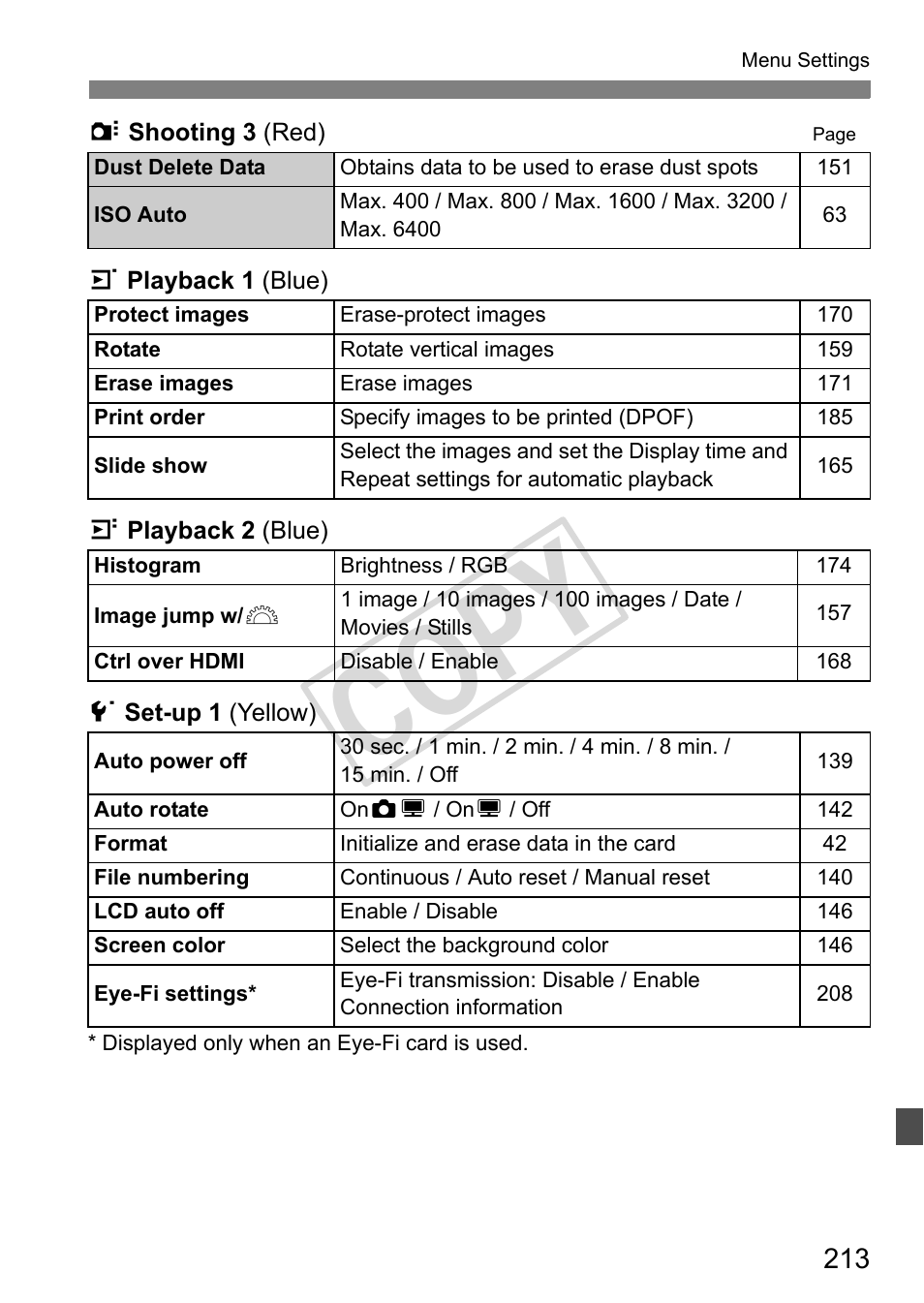 Cop y | Canon eos rebel T2i User Manual | Page 213 / 260