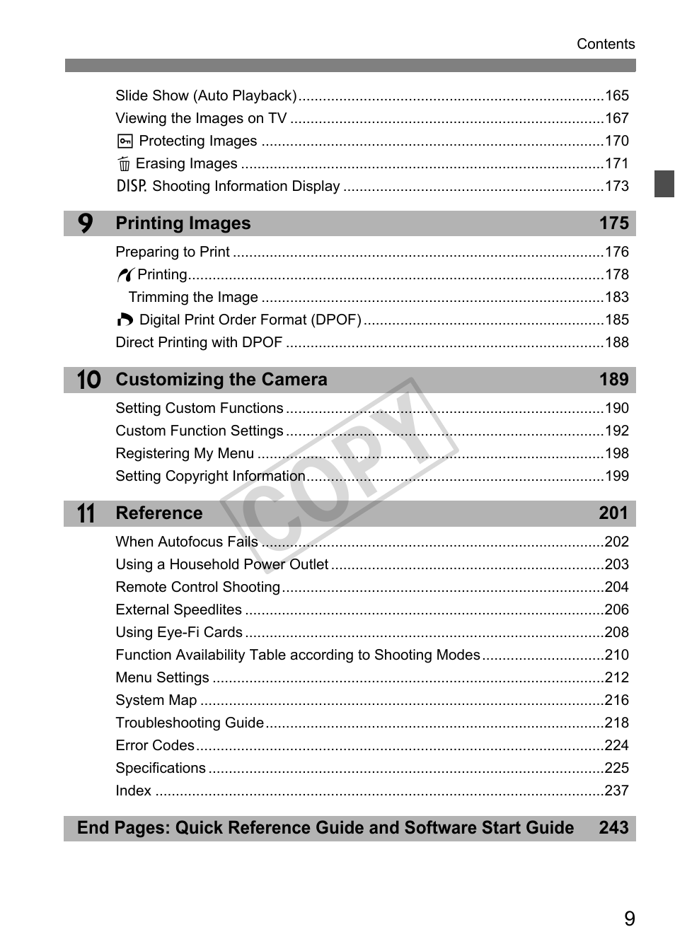 Cop y | Canon eos rebel T2i User Manual | Page 9 / 260