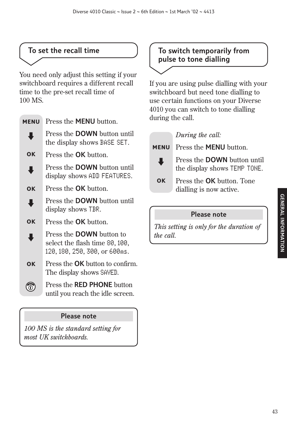 BT 4010 Classic User Manual | Page 45 / 49