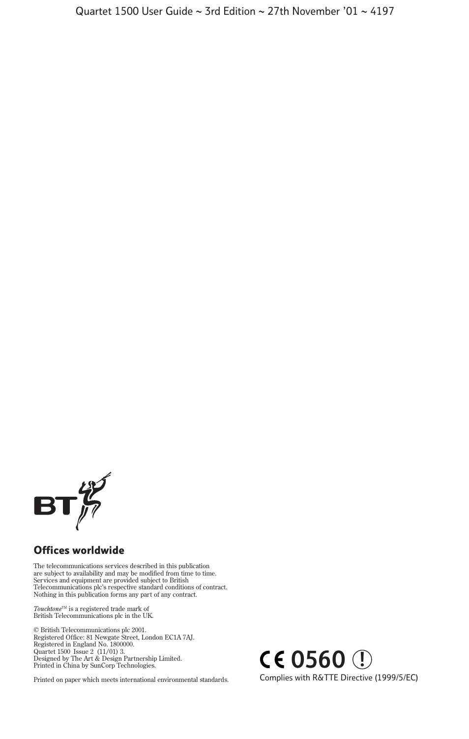 BT 1500 User Manual | Page 51 / 51