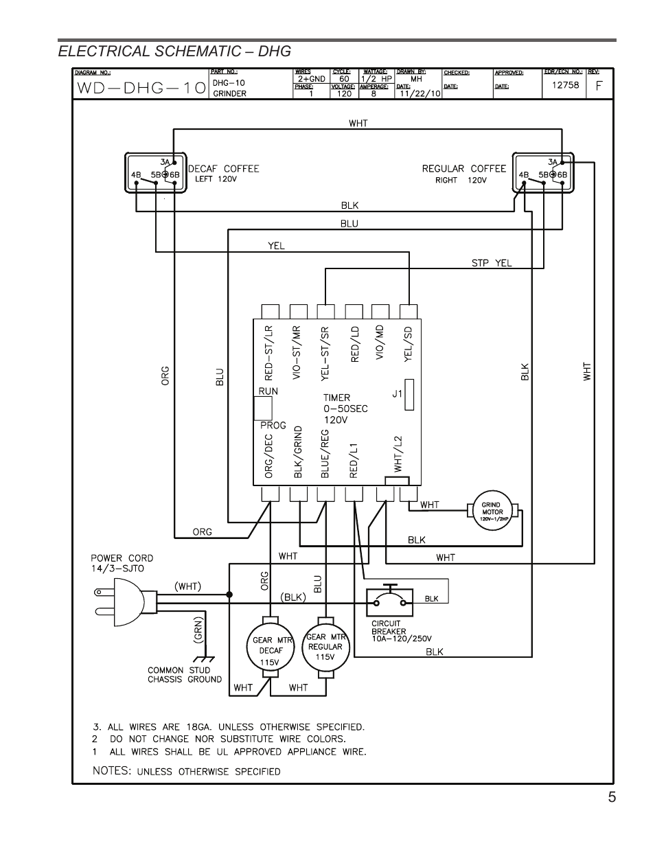 Wilbur Curtis SHG User Manual | Page 5 / 8