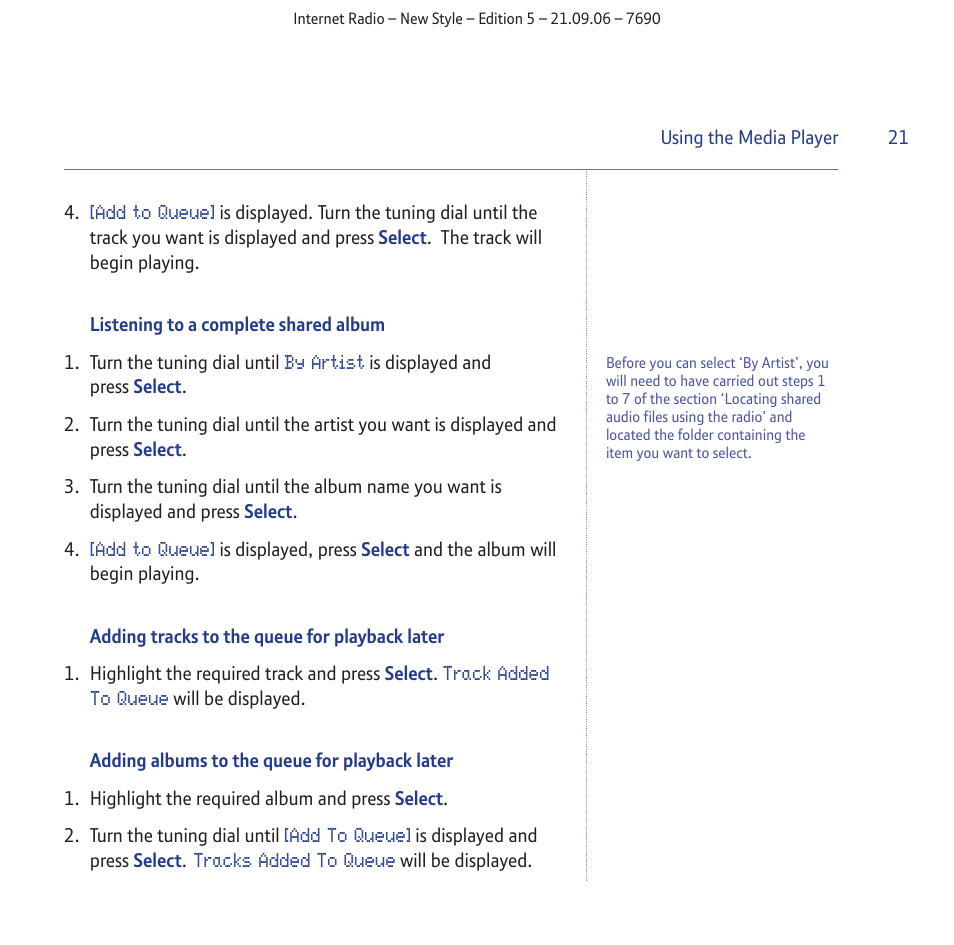 BT Internet Radio User Manual | Page 21 / 40