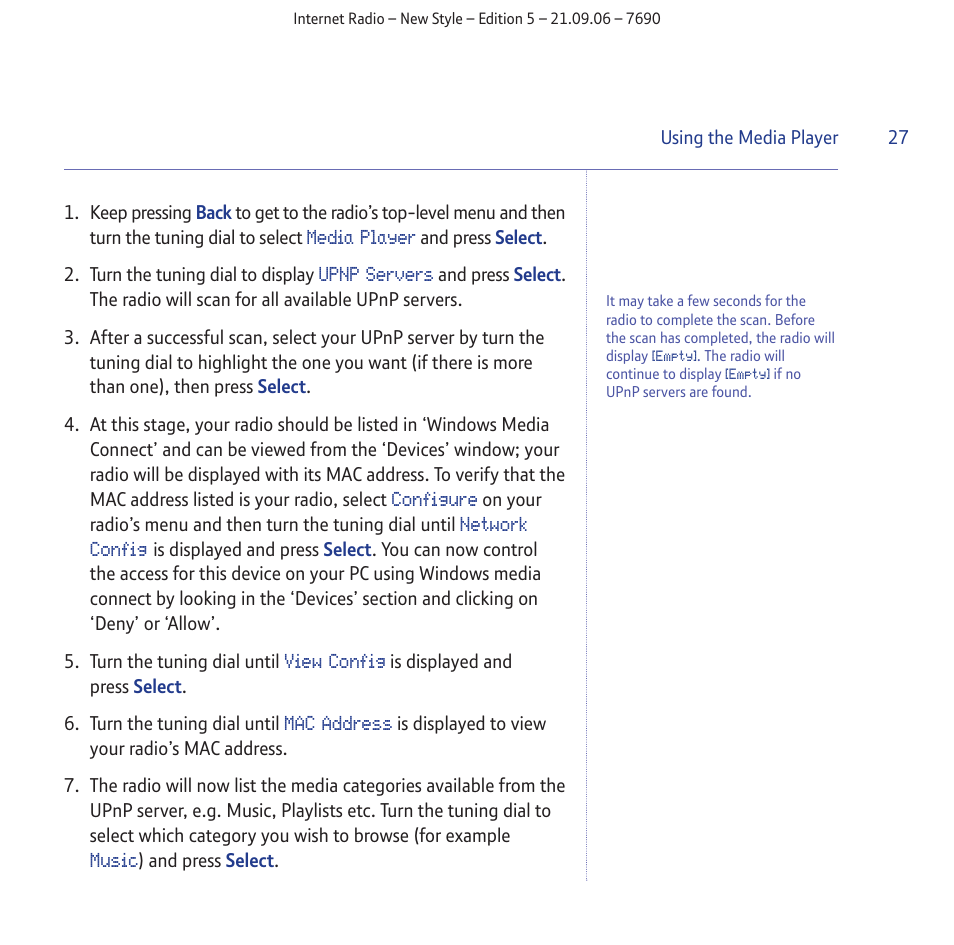 BT Internet Radio User Manual | Page 27 / 40