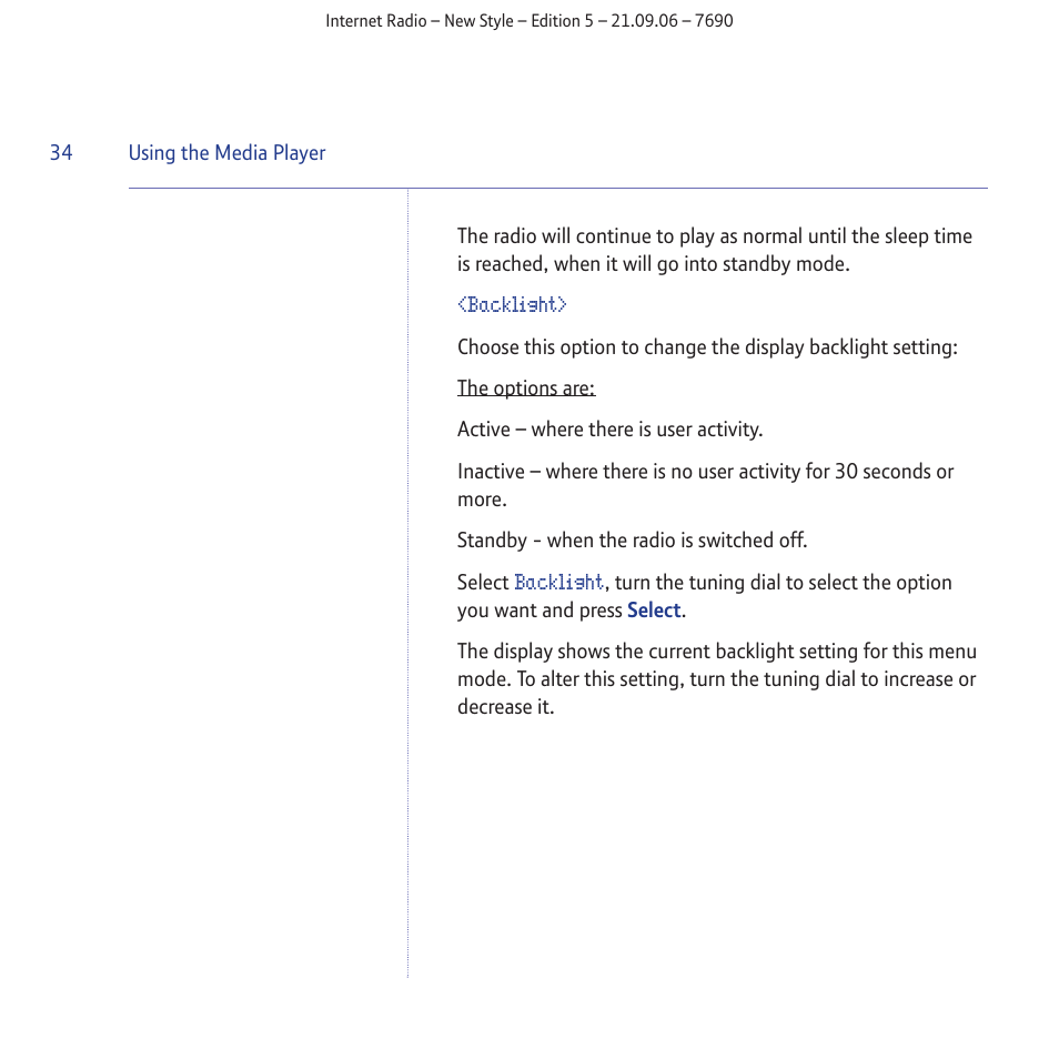 BT Internet Radio User Manual | Page 34 / 40