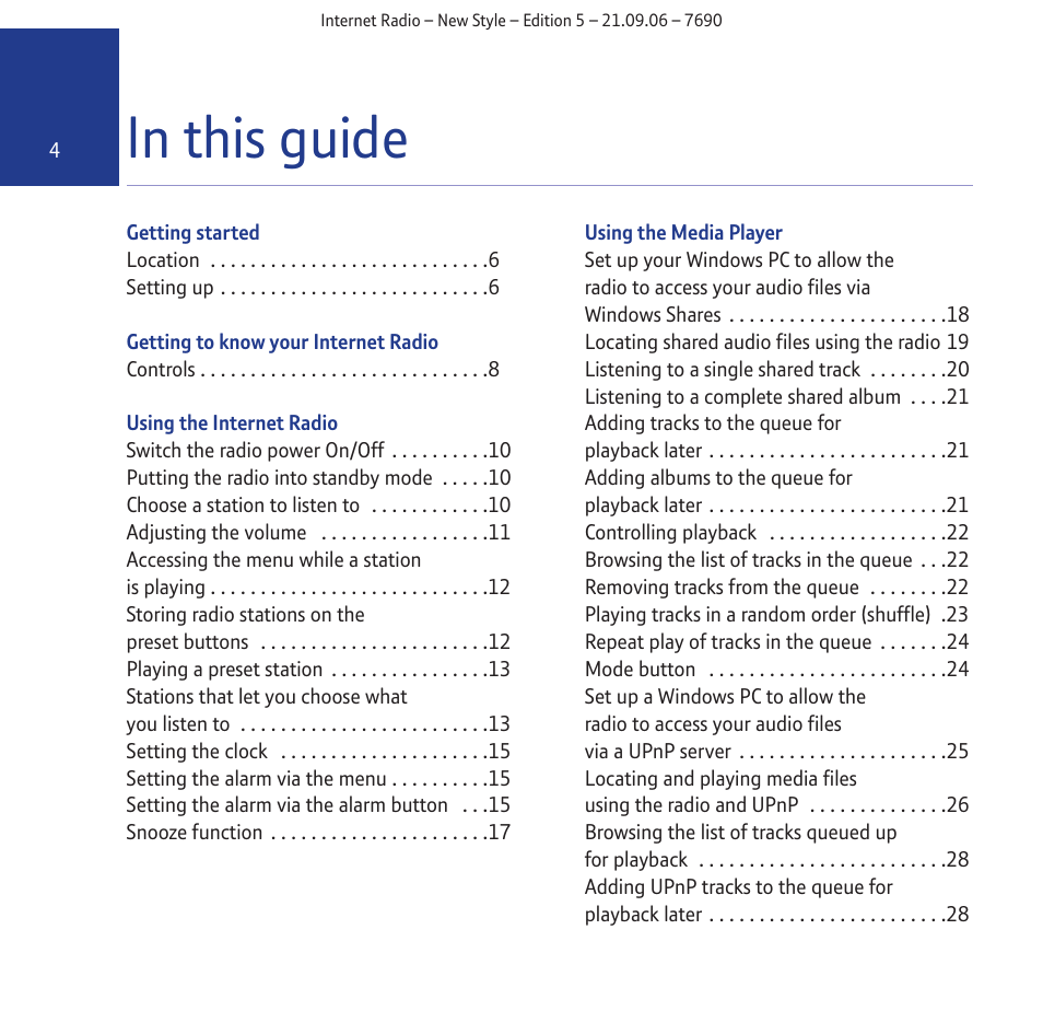 BT Internet Radio User Manual | Page 4 / 40