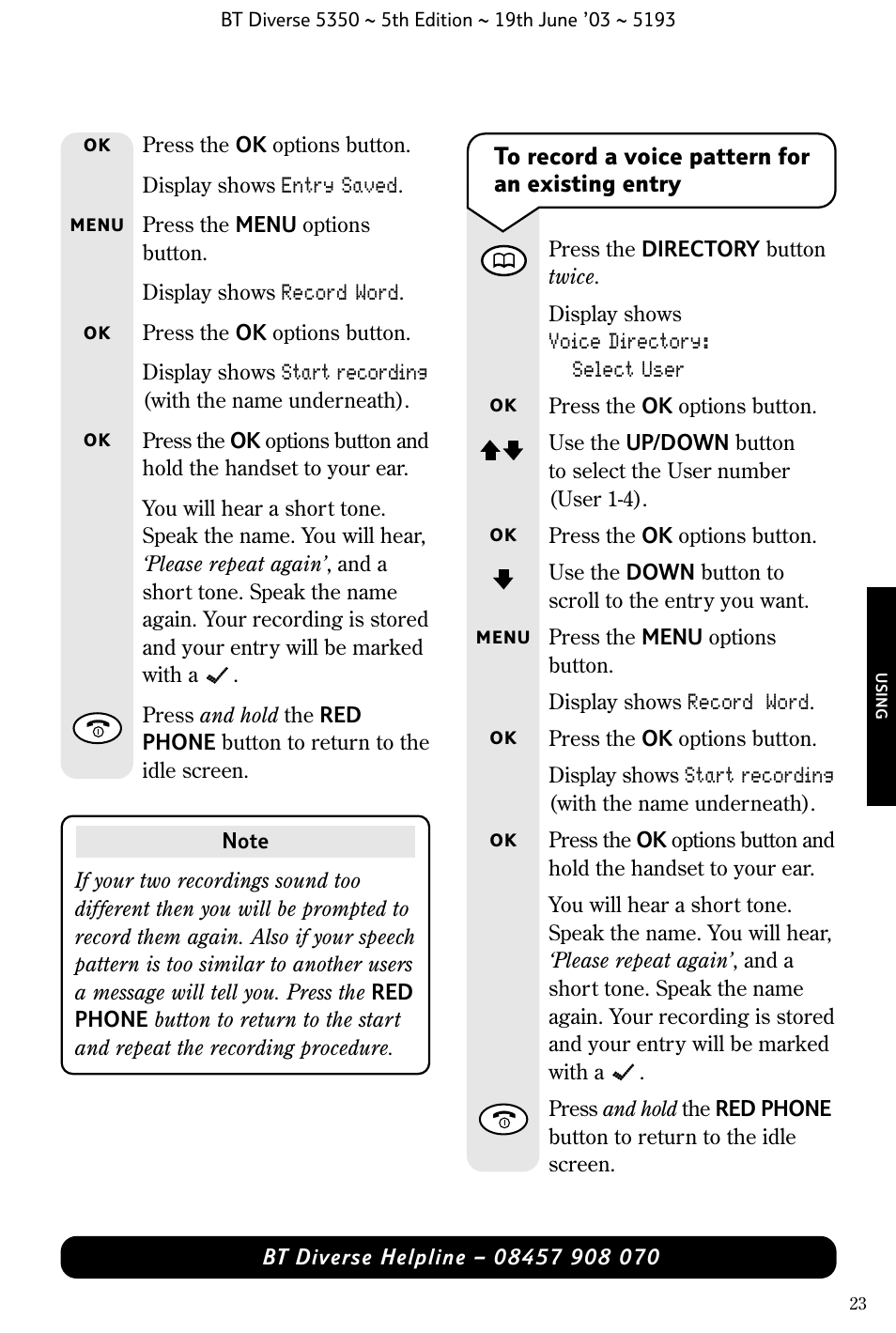 BT 5350 User Manual | Page 25 / 83