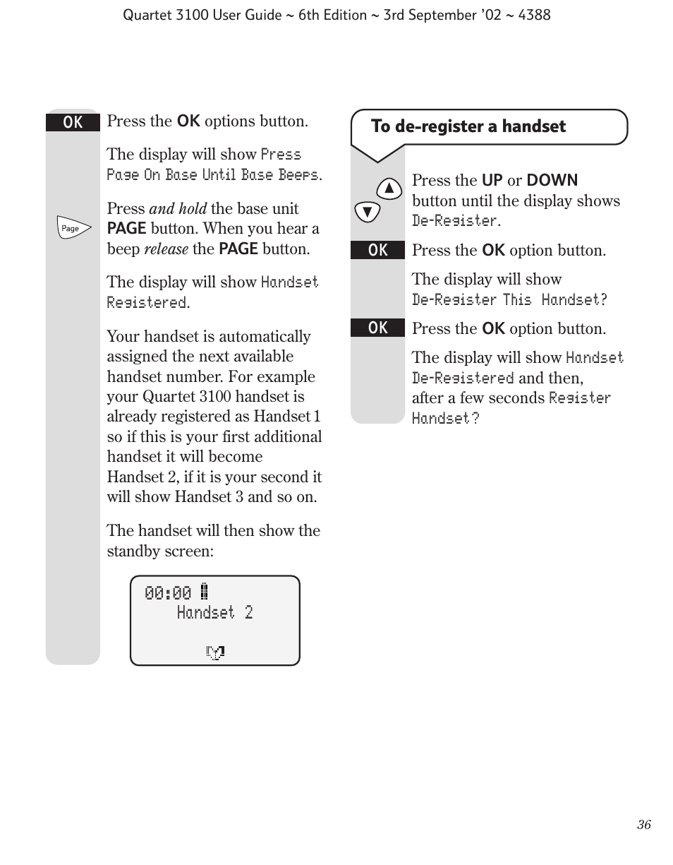 00 handset 2 | BT 3100 User Manual | Page 39 / 50