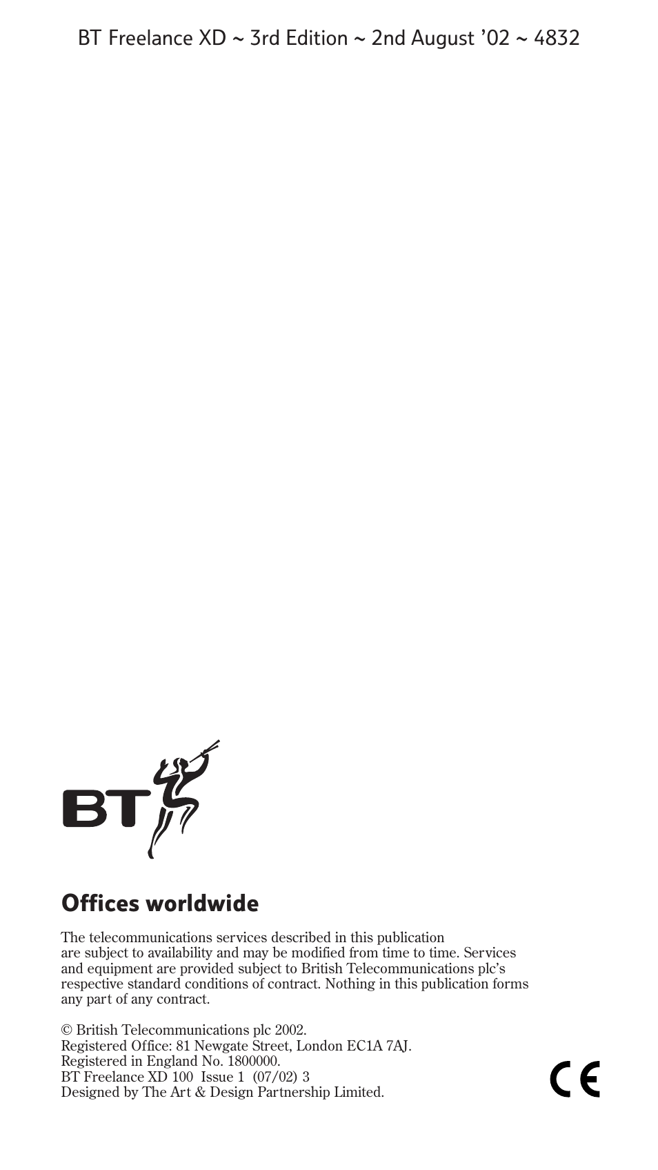 Offices worldwide | BT Studio Twin User Manual | Page 37 / 37