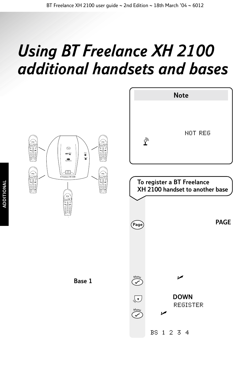 BT FREELANCE XH 2100 User Manual | Page 32 / 42