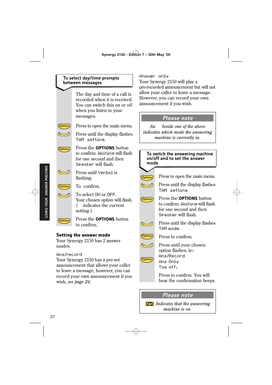 BT Synergy 2150 User Manual | Page 28 / 60