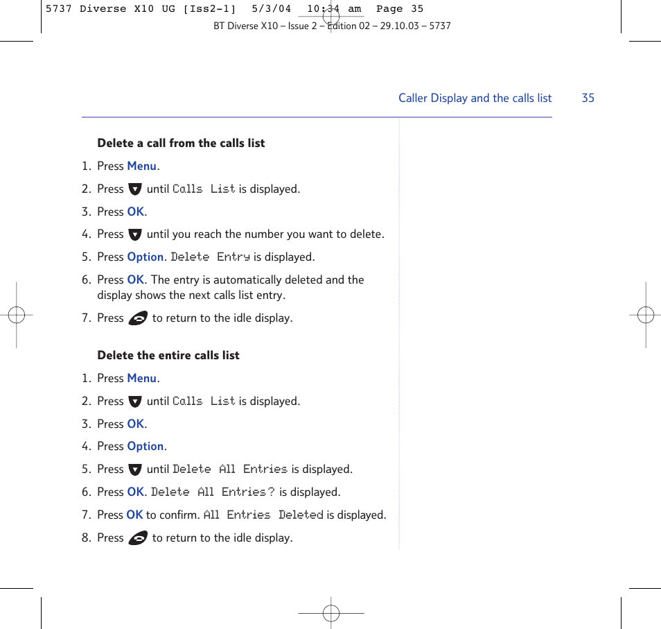 BT DIVERSE X10 User Manual | Page 35 / 88