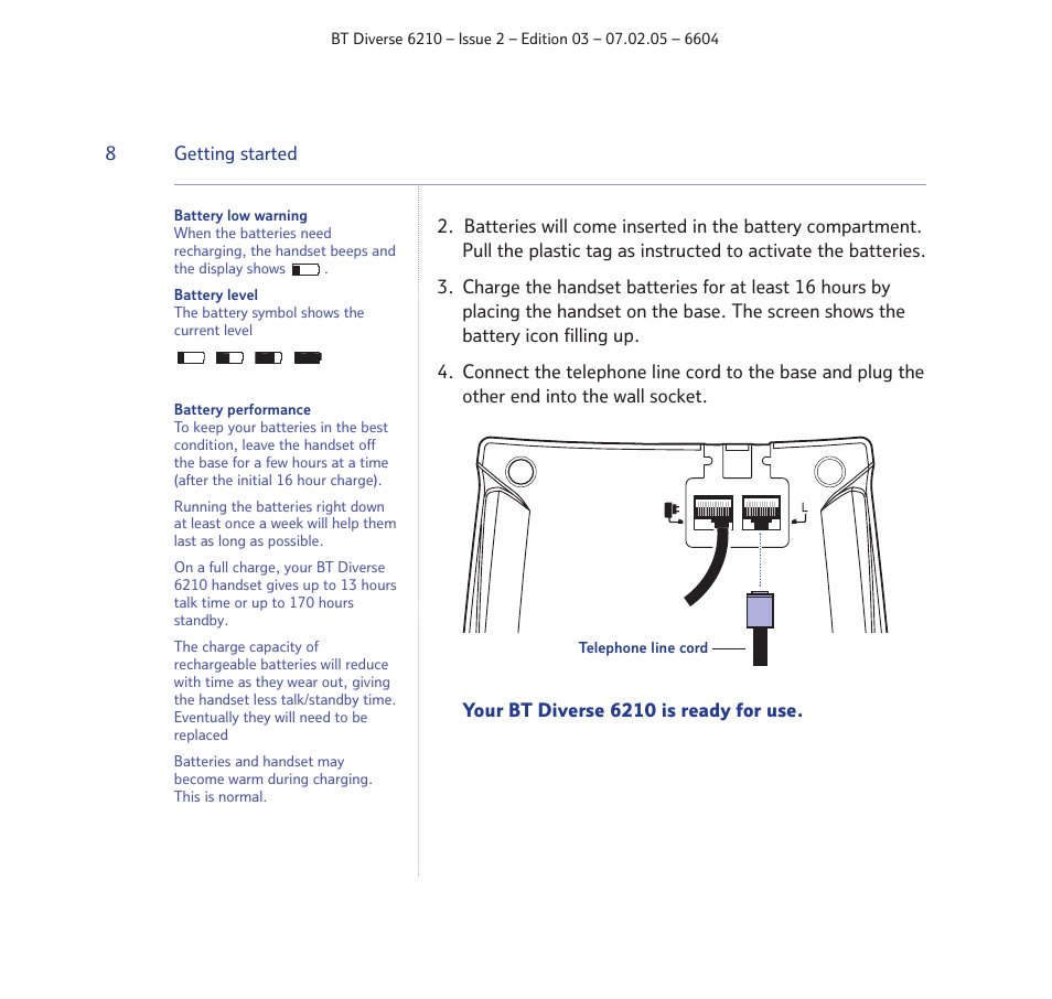 BT Diverse 6210 User Manual | Page 8 / 70