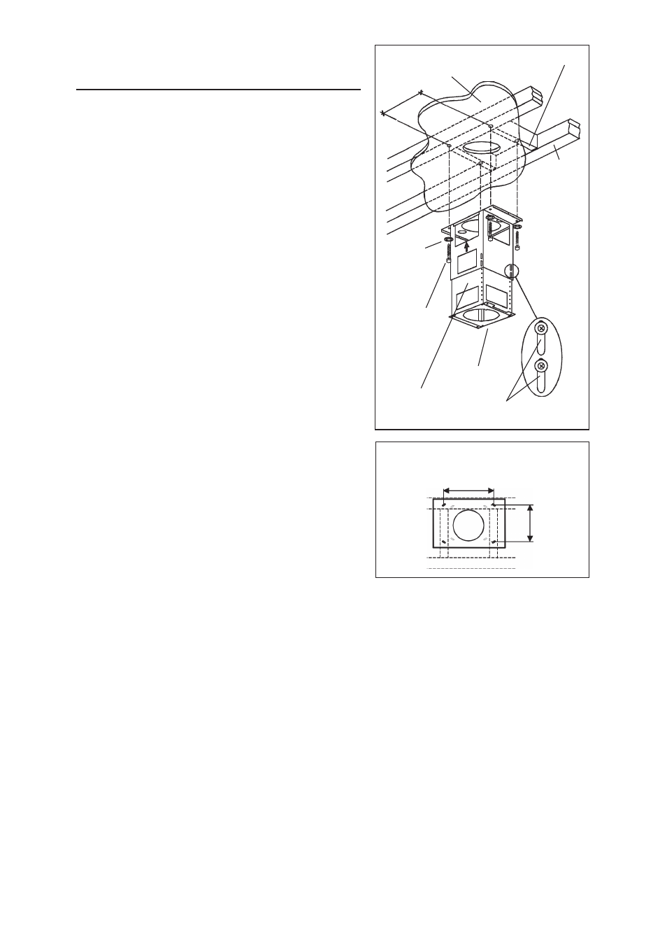 Installation du systeme de support | Broan 63000EX User Manual | Page 18 / 40