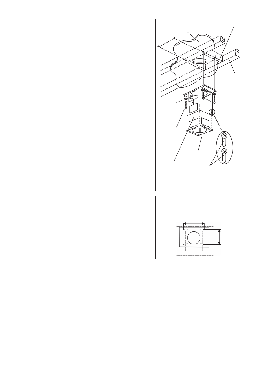 Instalacion del sistema de sujecion | Broan 63000EX User Manual | Page 30 / 40