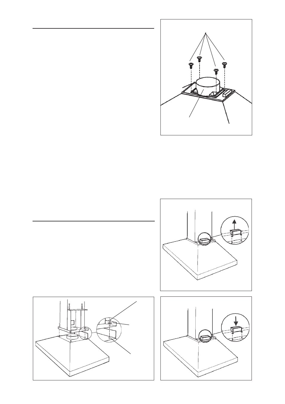 Install duct collar, Mount hood to support frame | Broan 63000EX User Manual | Page 8 / 40