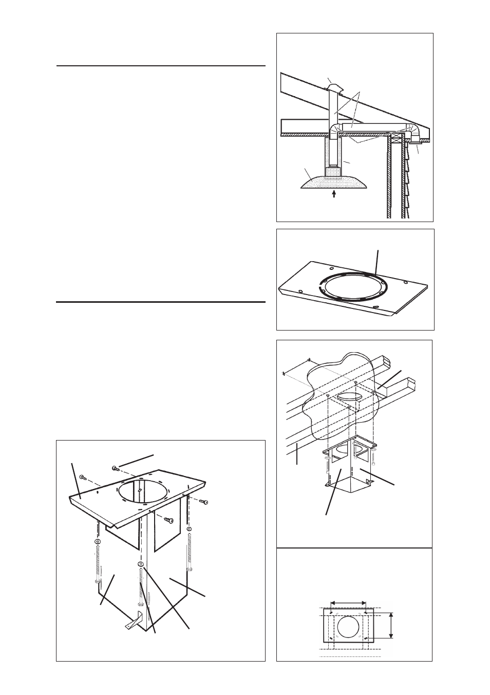 Installation du systeme d’evacuation, Installation de la structure de support | Broan BEST IS241 User Manual | Page 15 / 36