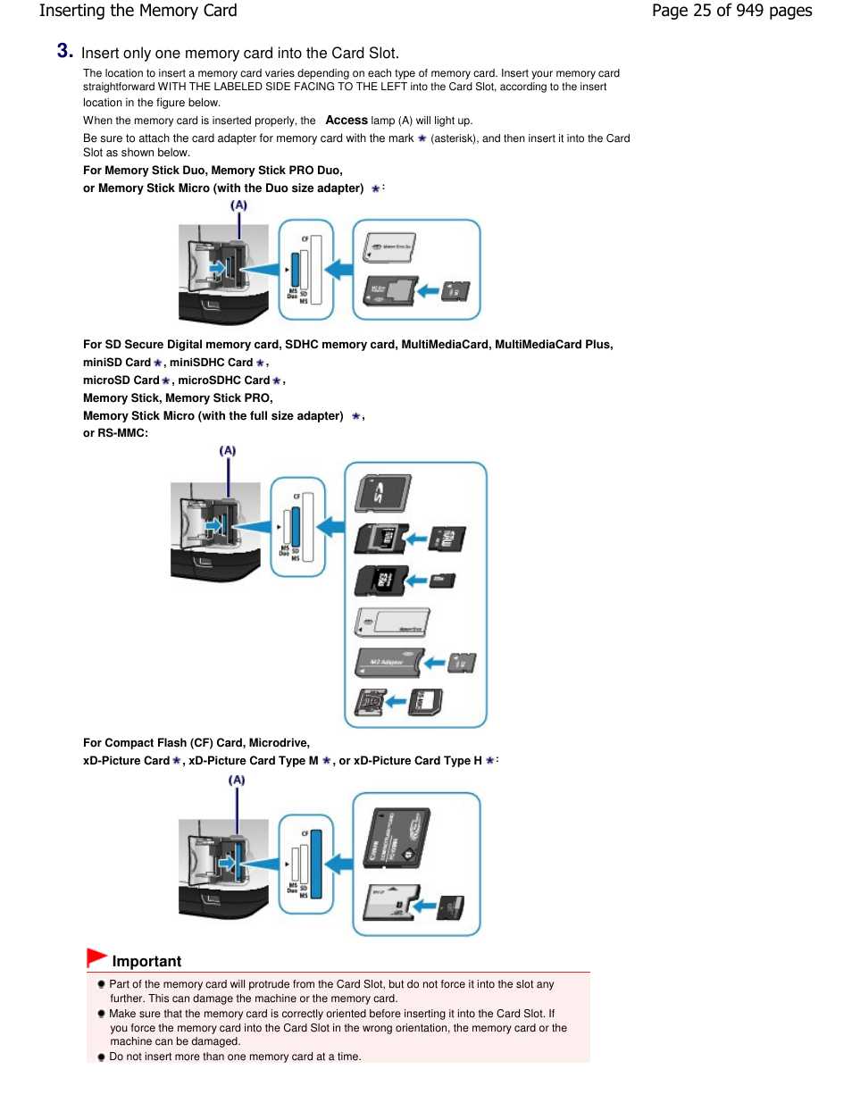 Canon PIXMA MP560 User Manual | Page 25 / 949
