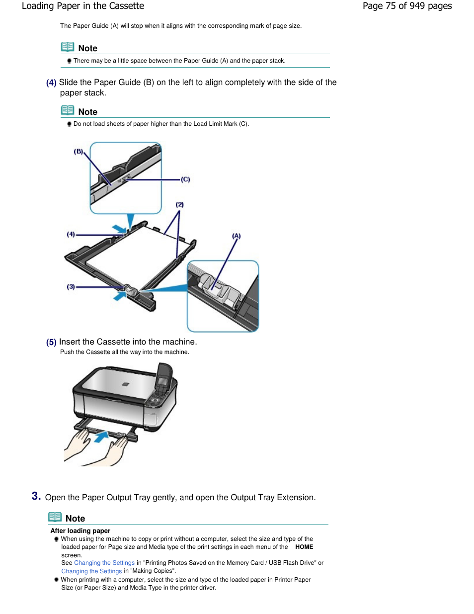 Canon PIXMA MP560 User Manual | Page 75 / 949