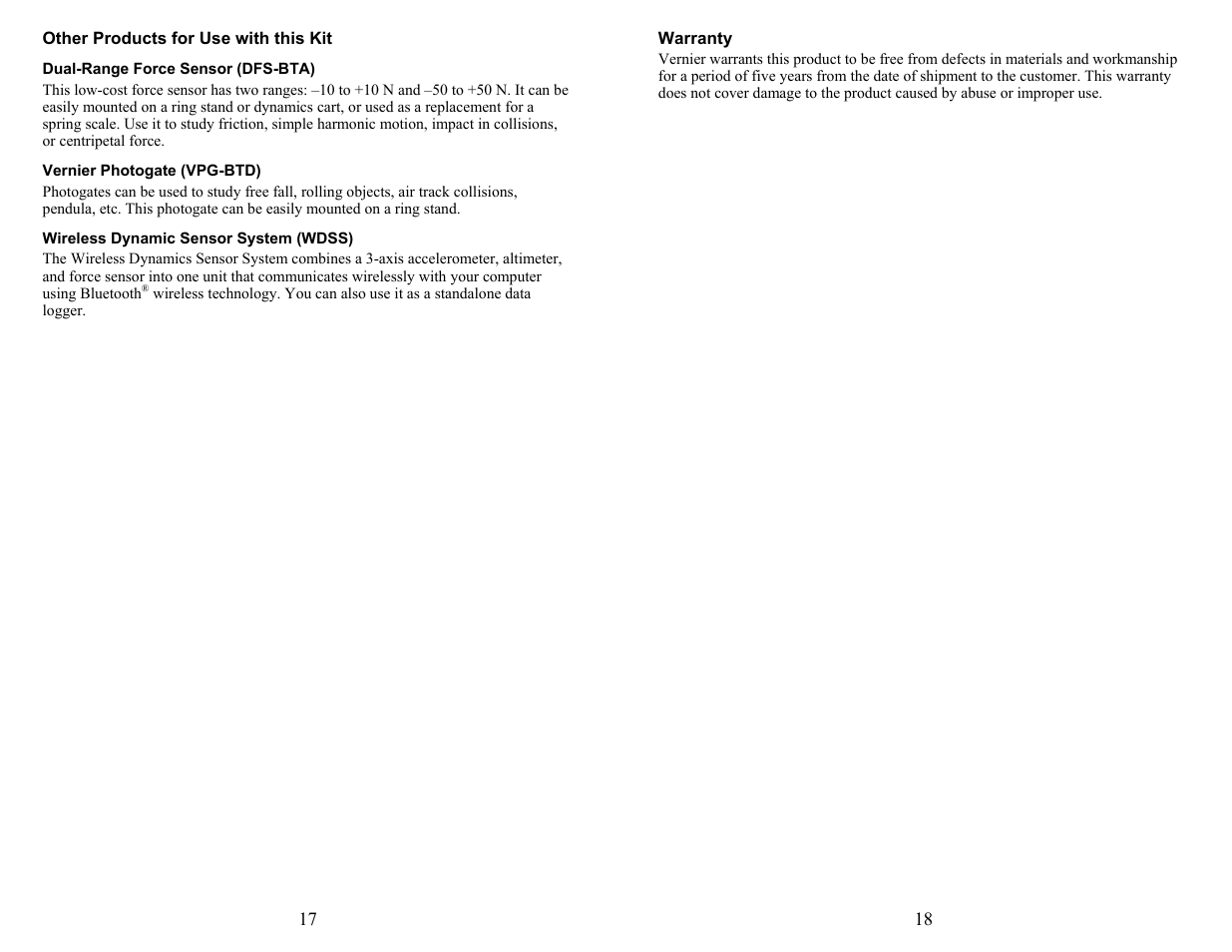 Vernier Centripetal Force Apparatus User Manual | Page 9 / 10