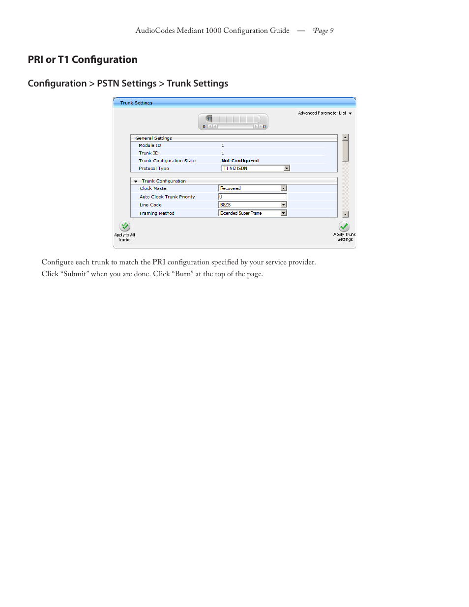 FaxBack AudioCodes Mediant 1000 - Configuration Guide User Manual | Page 9 / 13