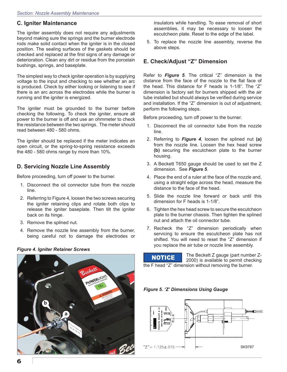 Beckett SDC 12V User Manual | Page 6 / 16