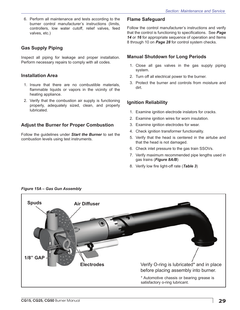 Beckett CG50 User Manual | Page 29 / 36