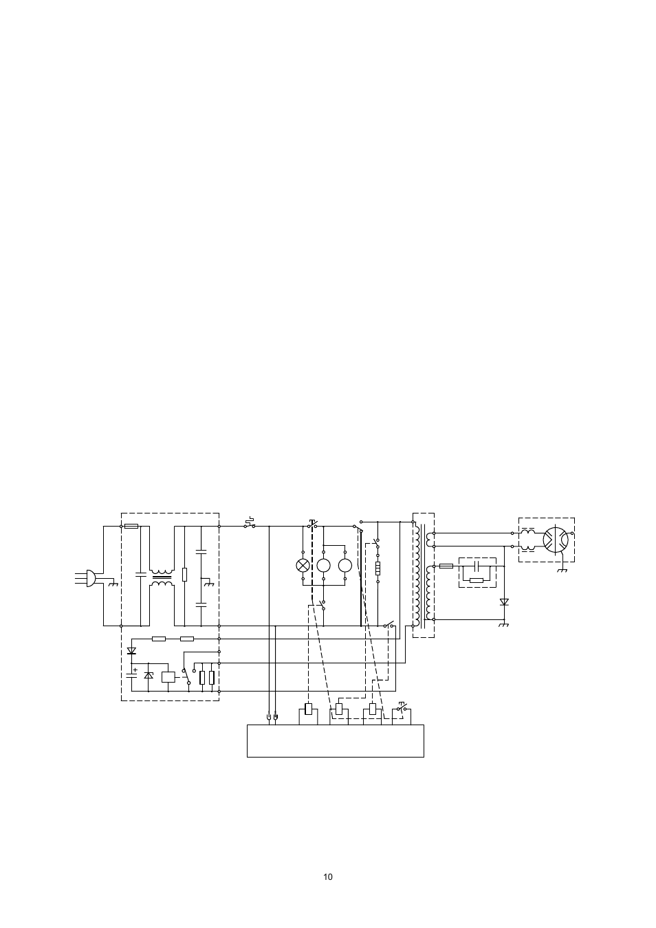 Of the unit, A dishwasher, Schematic diagram | Glen Dimplex Home Appliances Ltd BEL MW60G User Manual | Page 11 / 12