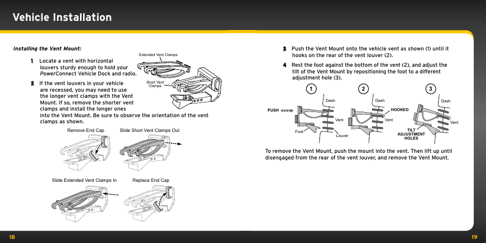 Vehicle installation | Audiovox ONYX User Manual | Page 10 / 58