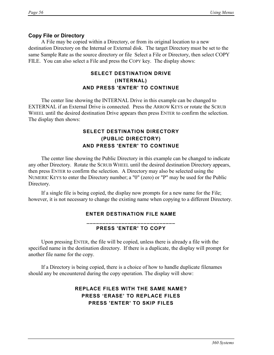 360 Systems Short/Cut Editor User Manual | Page 64 / 84