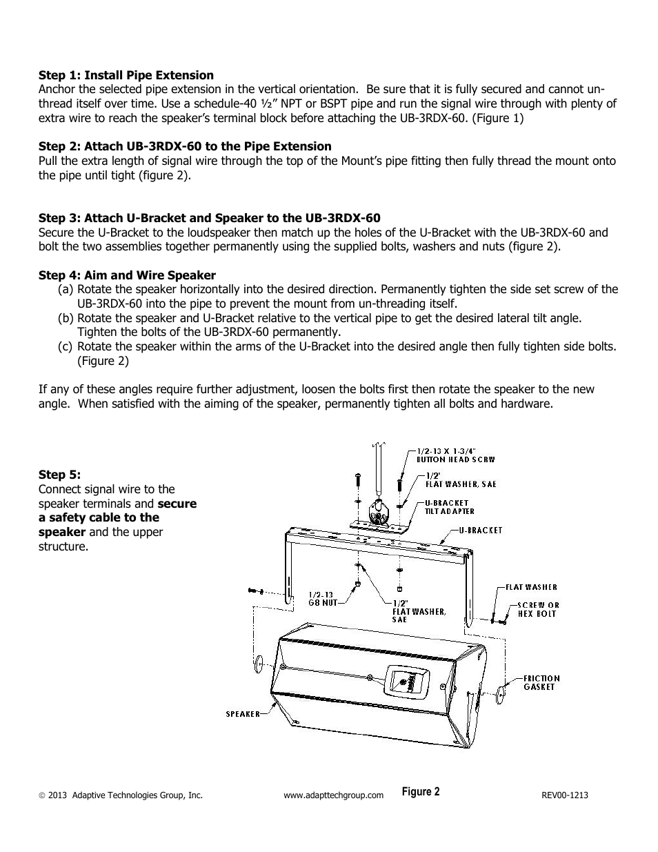 Adaptive Technologies UB-3RDX-60 User Manual | Page 2 / 2