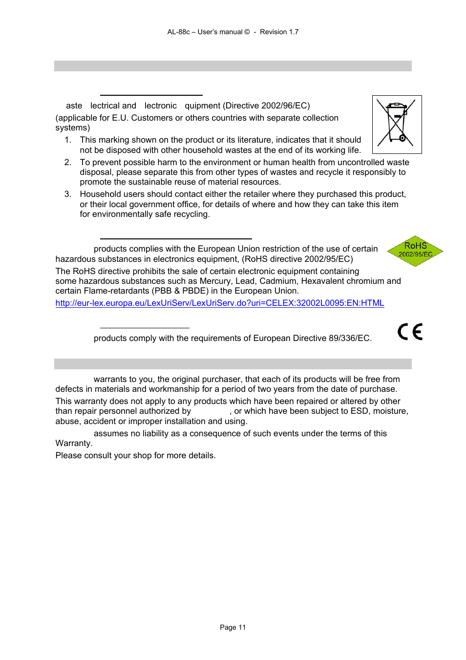 Alyseum AL-22c User Manual | Page 11 / 12