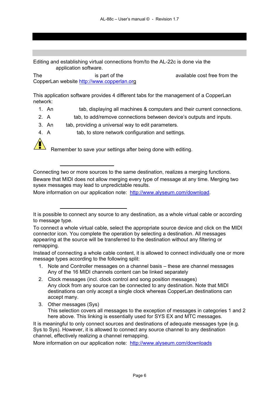 6 software al-22c | Alyseum AL-22c User Manual | Page 6 / 12