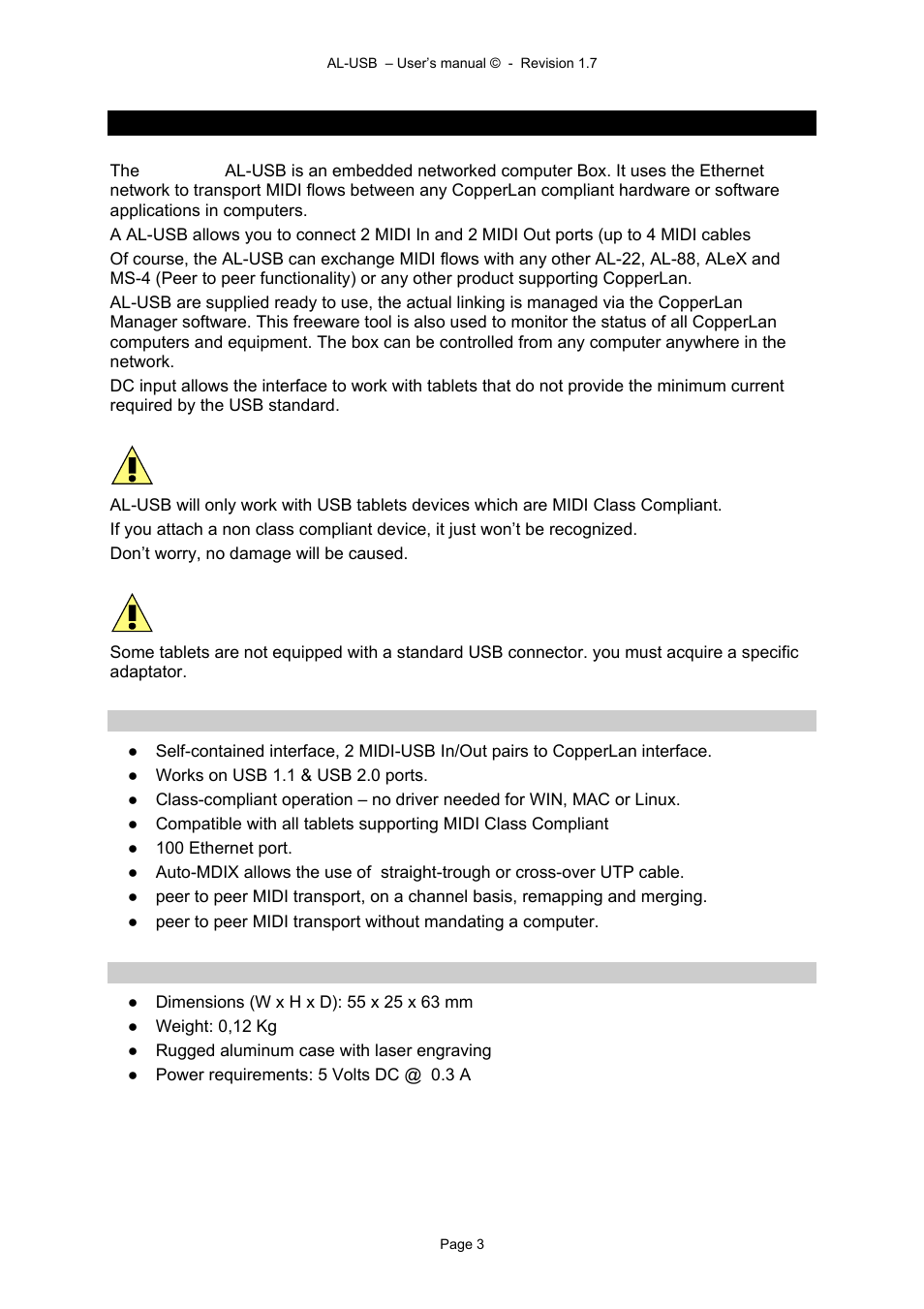 3what’s the al-usb | Alyseum AL-USB User Manual | Page 3 / 13