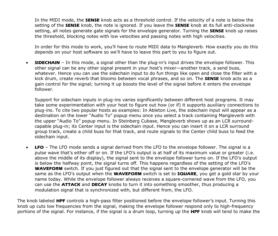 Audio Damage Mangleverb User Manual | Page 11 / 13