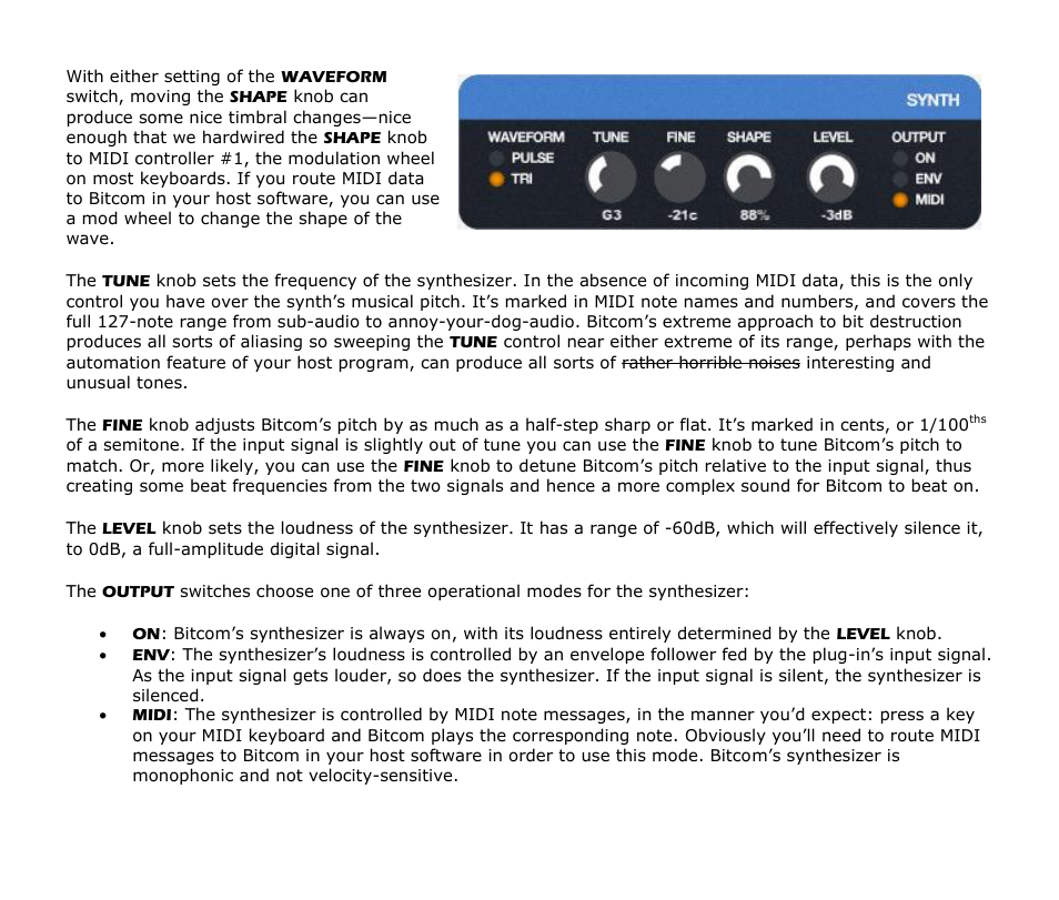 Audio Damage Bitcom User Manual | Page 14 / 16