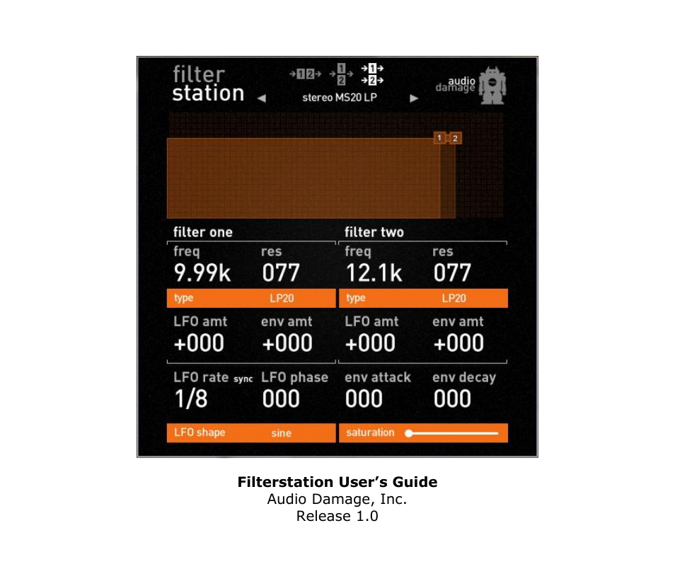 Audio Damage Filterstation User Manual | 18 pages