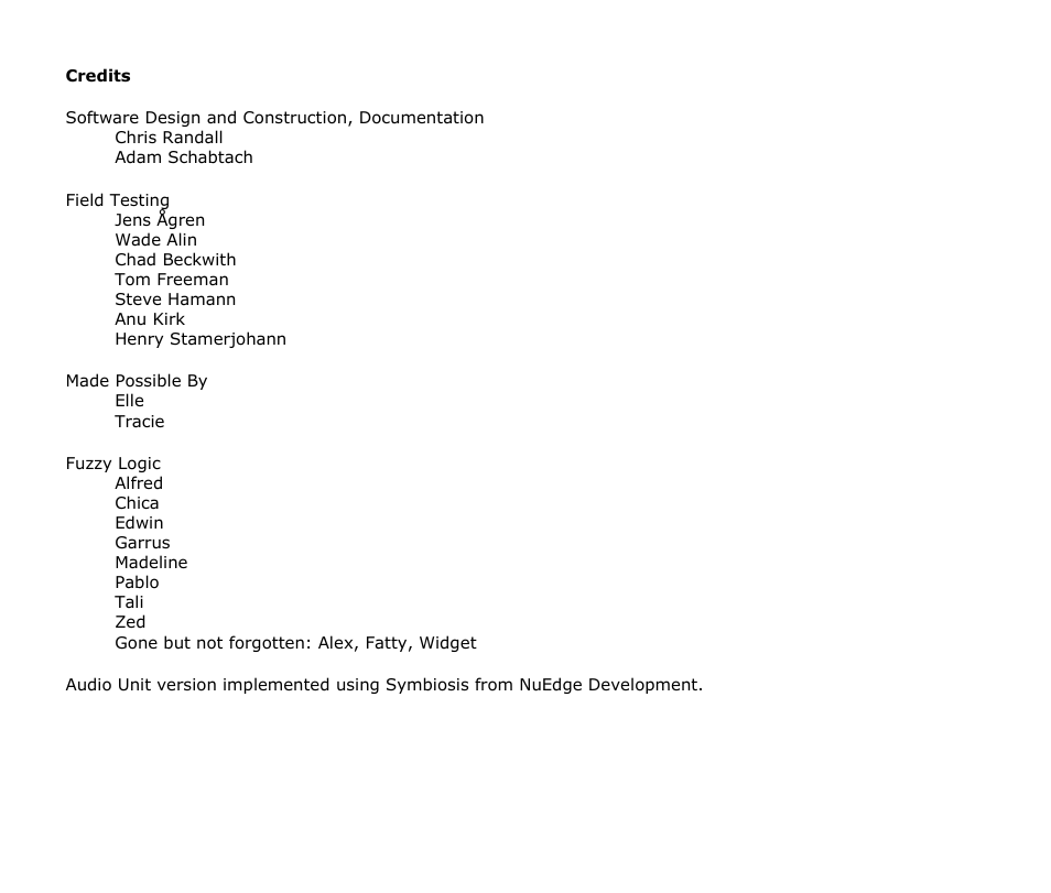 Audio Damage Replicant 1.5 User Manual | Page 3 / 18