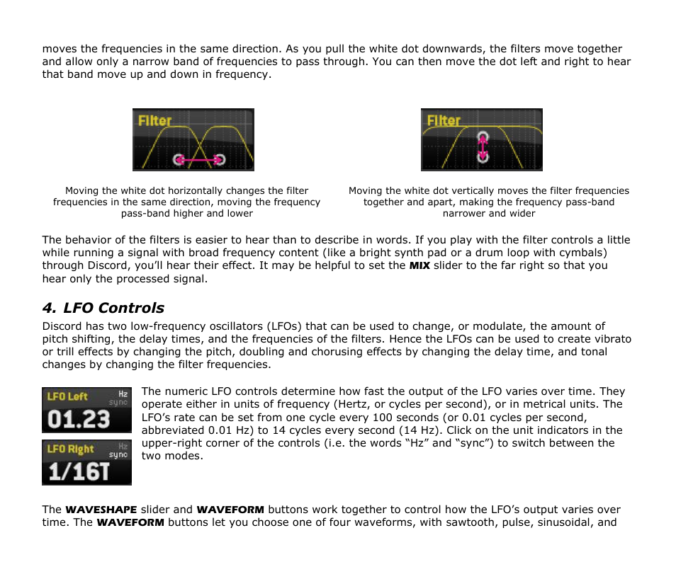 Lfo controls | Audio Damage Discord3 Upgrade User Manual | Page 11 / 16