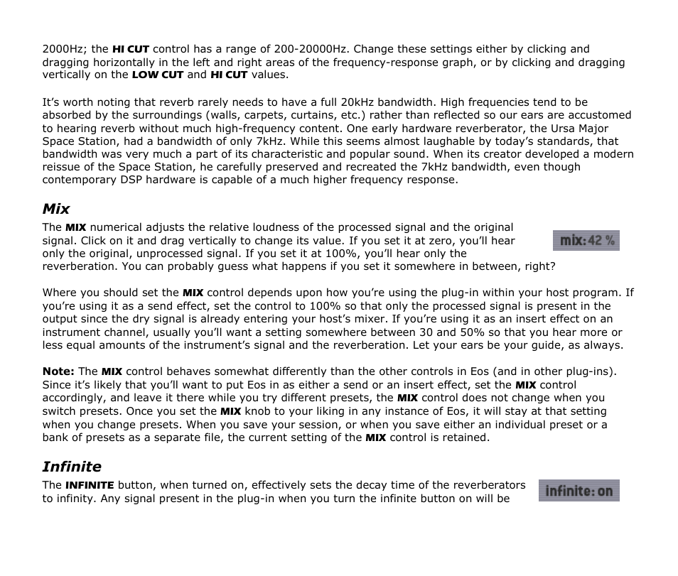 Infinite | Audio Damage Eos User Manual | Page 12 / 14