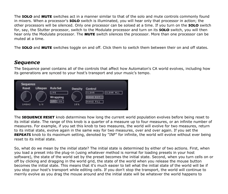 Sequence | Audio Damage Automaton User Manual | Page 10 / 22