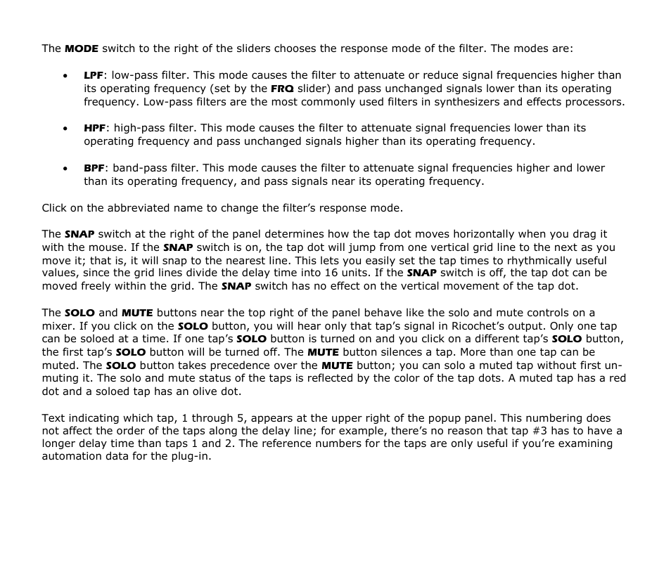 Audio Damage Ricochet User Manual | Page 12 / 18
