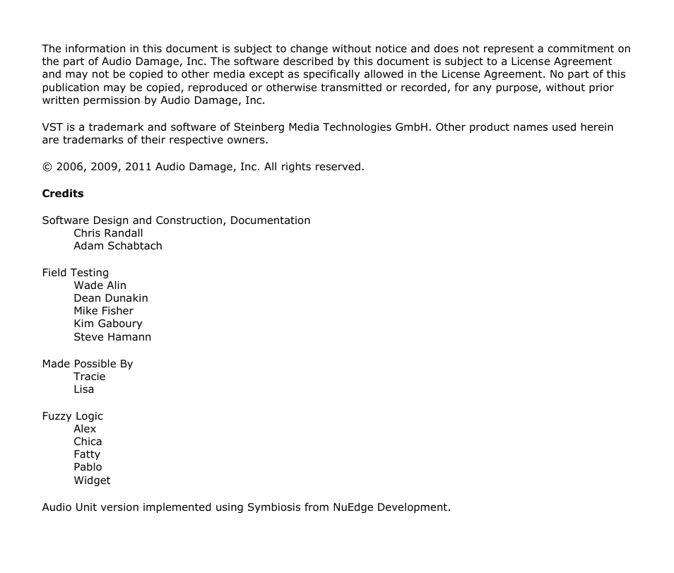 Audio Damage ADverb User Manual | Page 2 / 10