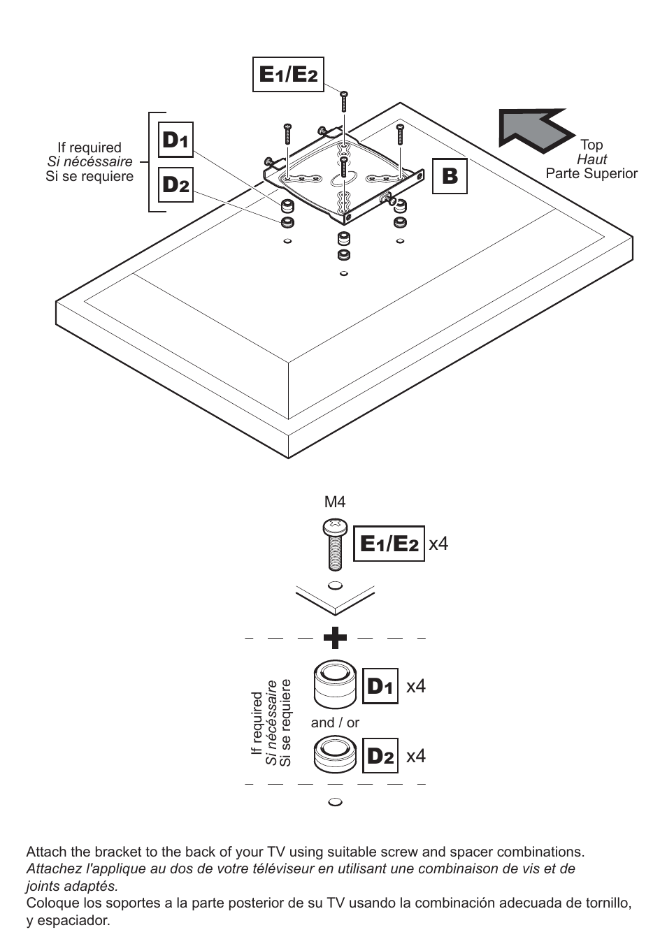AVF Group GL101: TV Wall Mount User Manual | Page 7 / 10