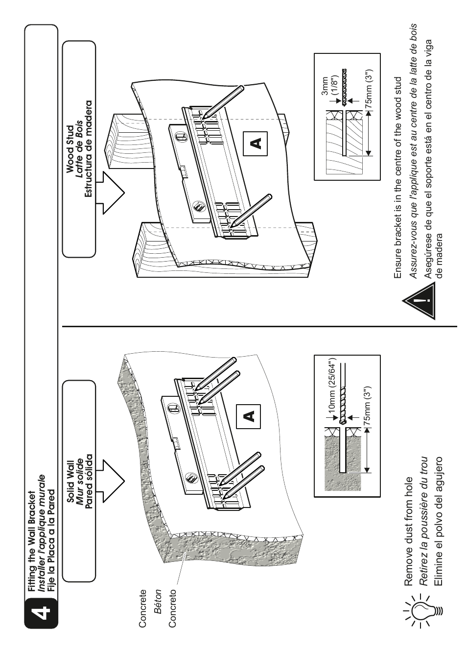 AVF Group ZL4601K: TV Wall Mount User Manual | Page 10 / 12