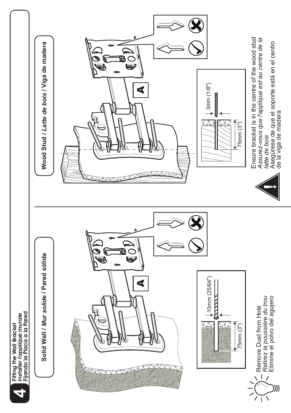 AVF Group GL104: TV Wall Mount User Manual | Page 10 / 12