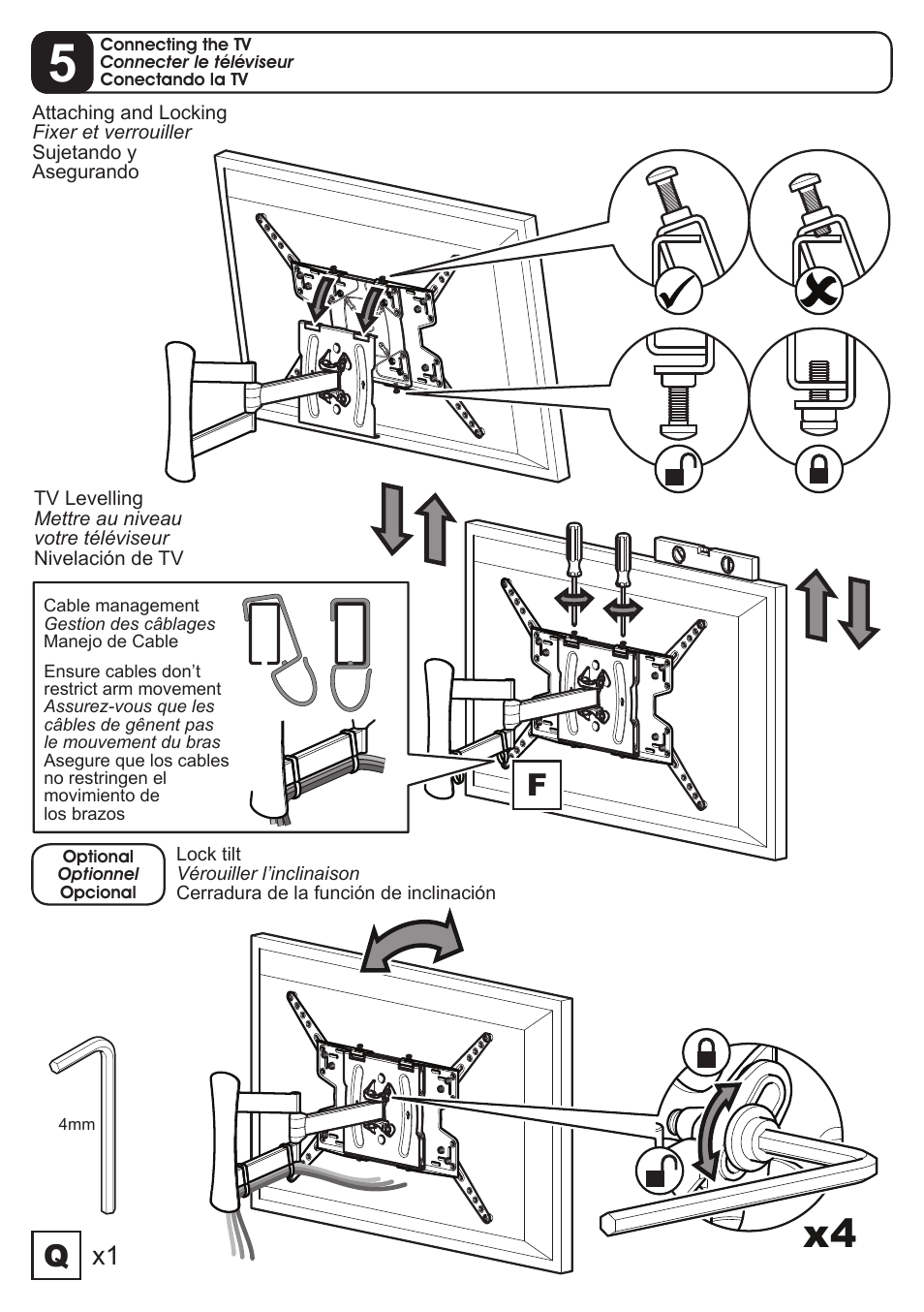 AVF Group GL604: TV Wall Mount User Manual | Page 14 / 14