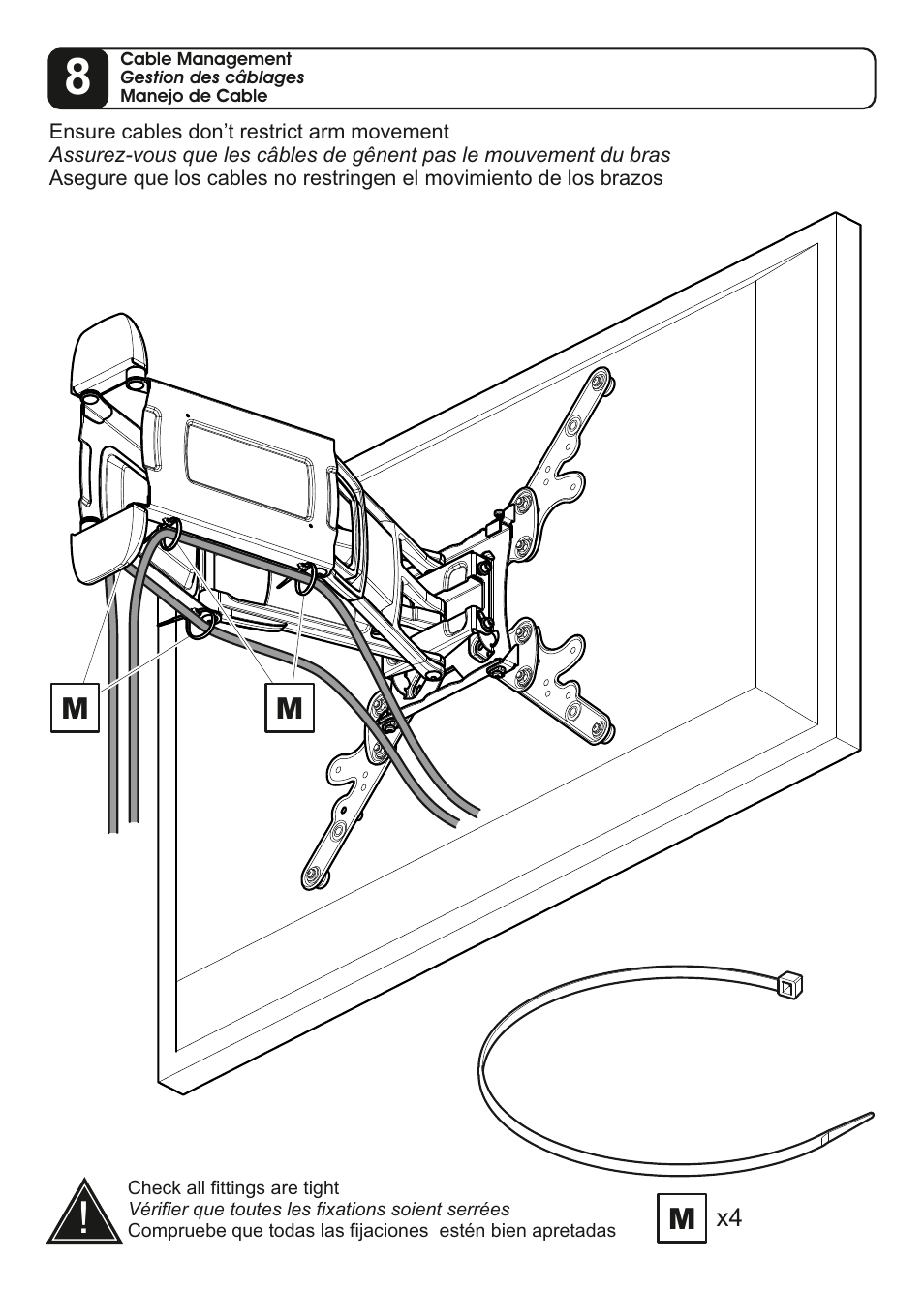 AVF Group ZNL454: TV Wall Mount User Manual | Page 15 / 16